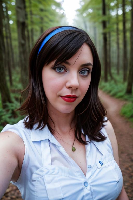 22905-3100051545-award winning selfie photo full body shot of busty 25yo woman in the woods, wearing a blue apron,  ((short dark hair bob)), atmo.png